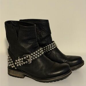 Steve Madden Fraankie Studded Moto Boots